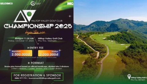 Hilltop Valley Golf Club Championship 2025: Trở lại để vươn cao