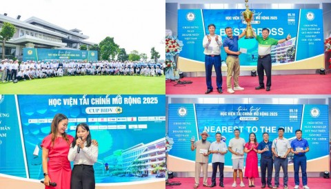 Giải Golf Học viện Tài chính Mở rộng 2025 - Cúp BIDV: Kết nối, lan tỏa và tri ân