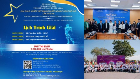 OVGA lần thứ VIII: Khi golf trở thành nhịp cầu gắn kết người Việt toàn cầu