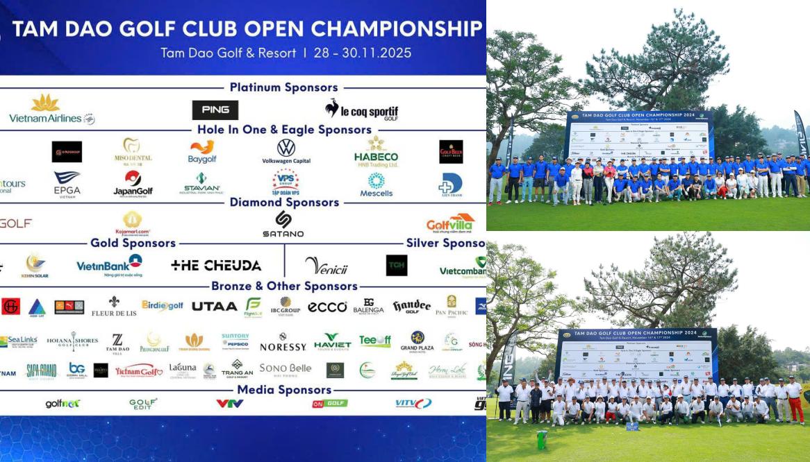 Tam Đảo Golf Club Open Championship 2025: Tri ân - gắn kết - vinh danh