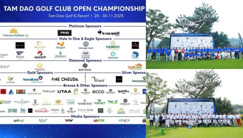 Tam Đảo Golf Club Open Championship 2025: Tri ân - gắn kết - vinh danh