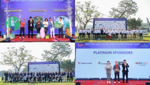 Tam Đảo Golf Club Open Championship 2025: Dấu ấn 700 golfer và vinh danh các nhà vô địch