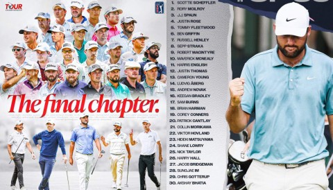 Top 30 được FedEx thưởng bao nhiêu tiền trước Tour Championship?