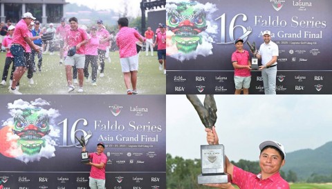 Nguyễn Tuấn Anh viết tiếp trang vàng lịch sử golf Việt khi lên ngôi Faldo Series Asia Grand Final