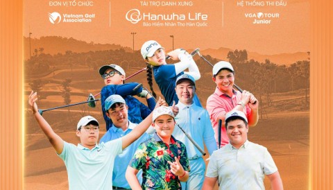 Van Lang Empire T&T Golf Club đăng cai chặng 1 Hanwha Life - VGA Junior Tour 2026