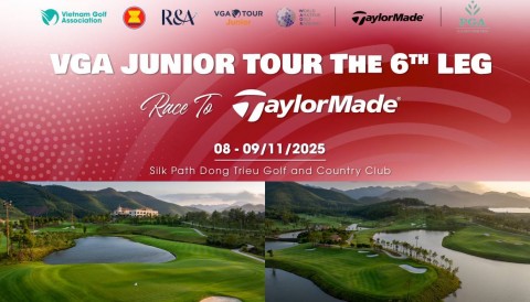 Chặng 6 VGA Junior Tour 2025: Thử thách bản lĩnh tại PGA Silk Path Đông Triều