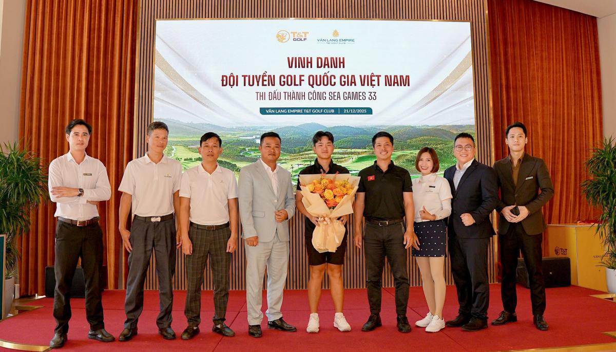 T&T Golf và Vietravel Airlines vinh danh Đội tuyển golf Việt Nam sau SEA Games 33