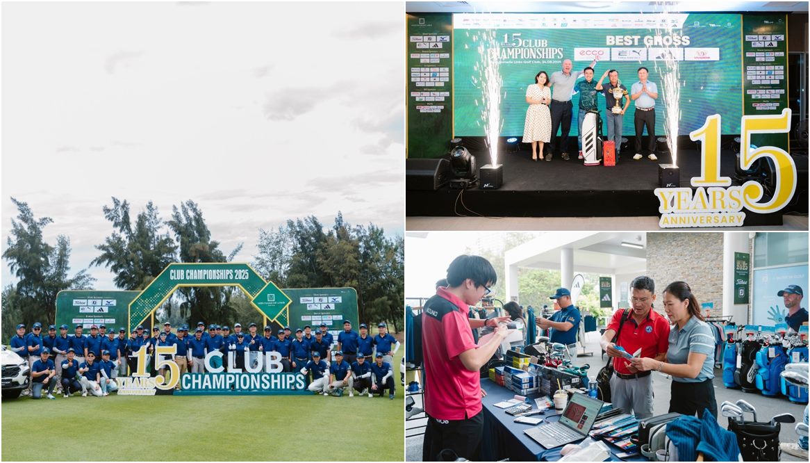  Giải vô địch CLB Montgomerie Links 2025: sân golf xanh hành động đẹp