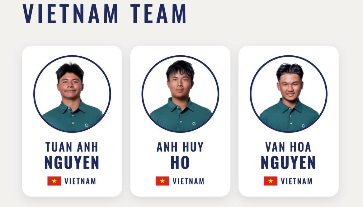 Ba gương mặt trẻ Việt Nam bước vào thử thách Asia-Pacific Amateur Championship 2026