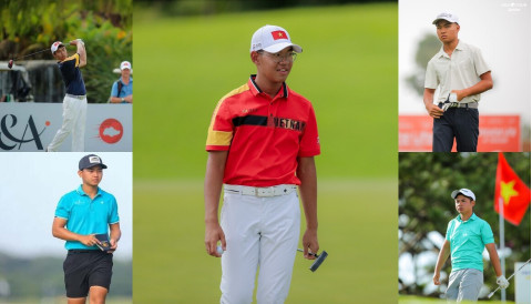 Lần đầu tiên cả 5 golfer Việt Nam nhận lời tham dự Asia-Pacific Amateur Championship