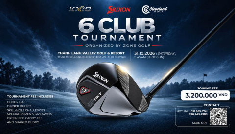 6 Club Tournament 2026: Khi 6 cây gậy tạo nên một thử thách khác biệt tại Thanh Lanh