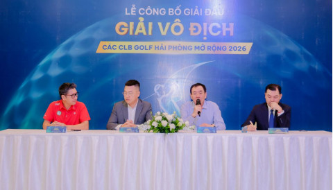 Giải VĐ Các CLB Golf Hải Phòng mở rộng chính thức trở lại
