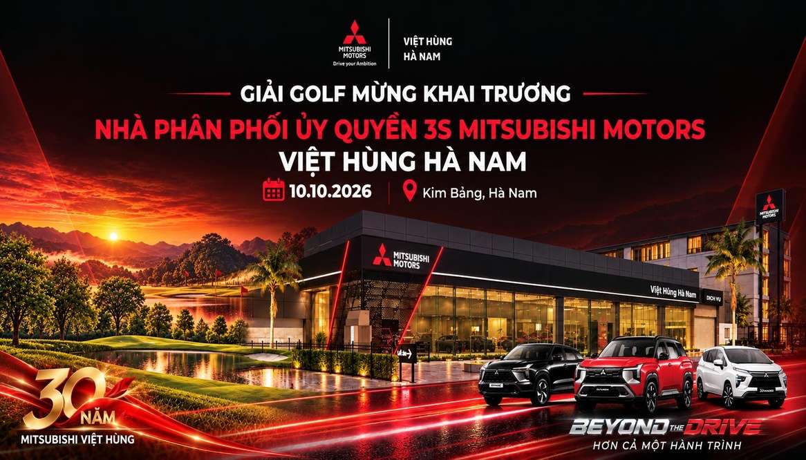 Giải golf mừng khai trương Mitsubishi Việt Hùng Hà Nam