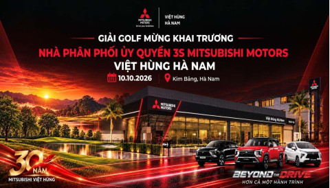 Giải golf mừng khai trương Mitsubishi Việt Hùng Hà Nam
