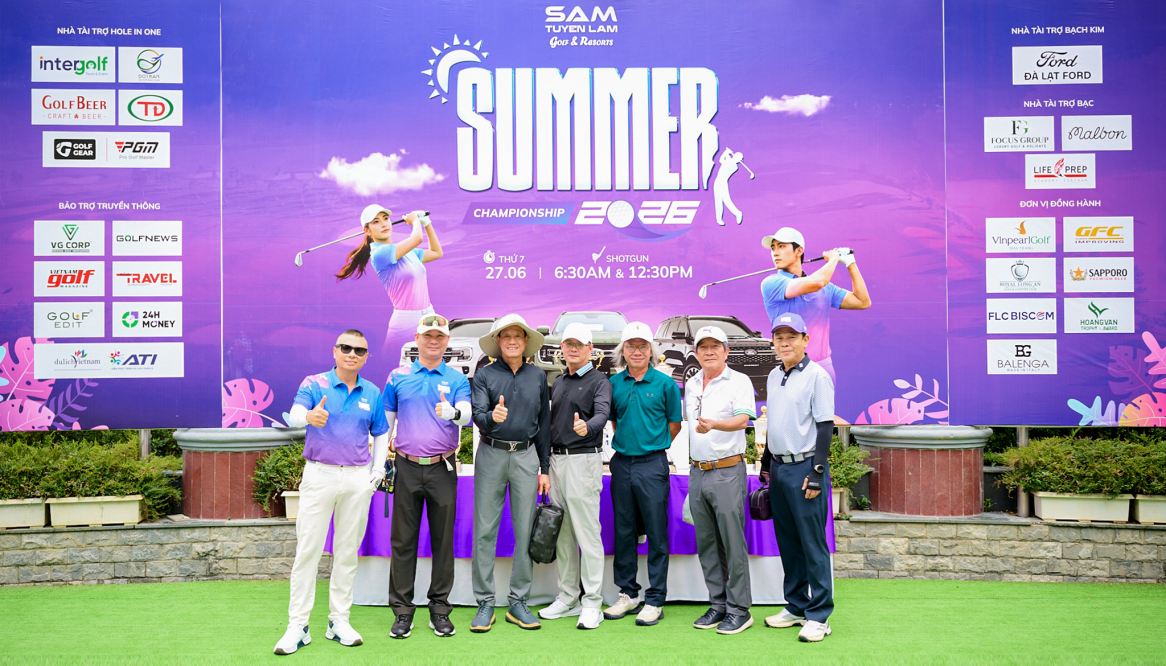 Gần 200 golfer tạo nên ngày hội golf sôi động tại SAM Tuyền Lâm Golf & Resorts