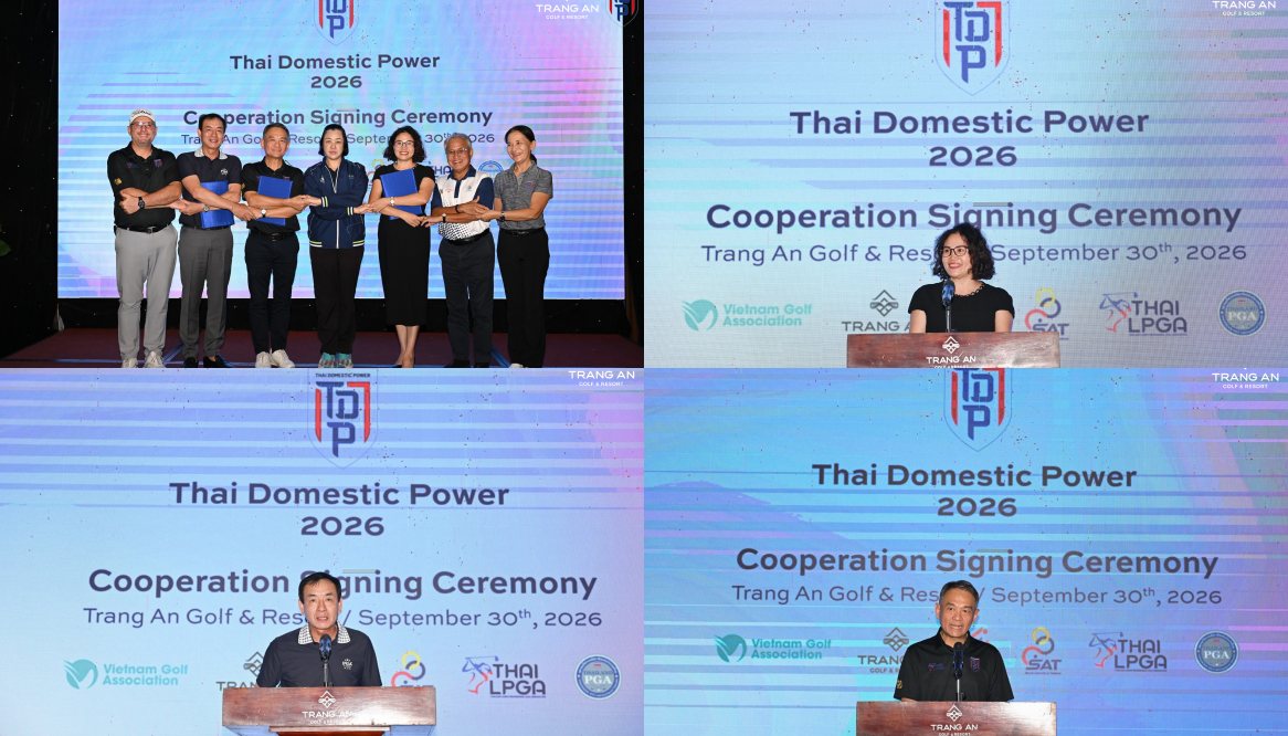 Thai Domestic Power 2026: Tăng kết nối golf Việt Nam - Thái Lan, mở rộng cơ hội cho VĐV