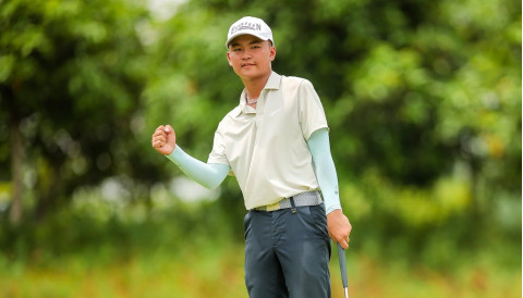 Nguyễn Văn Hoà vô đich chặng đấu VGA Junior Tour hai lần liên tiếp