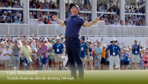 Gary Woodland: Từ phẫu thuật não đến tốc độ bóng 196 mph