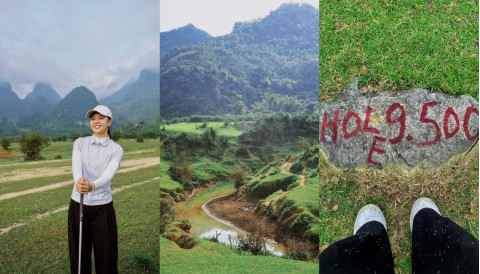 Bãi Tình: Khi một sân golf 0 đồng trở thành tài nguyên du lịch đặc biệt của Cao Bằng