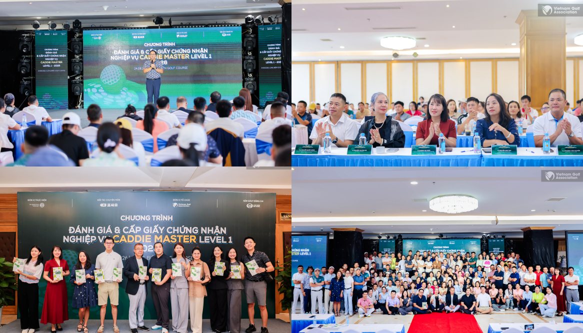 Chuẩn hóa nghề caddie: Bước chuyển quan trọng của golf Việt Nam