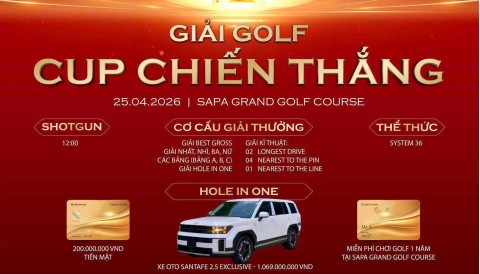 Cup Chiến Thắng 2026: Khi hào khí dân tộc vang lên giữa mây trời Sapa Grand