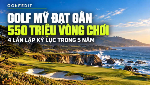 Golf Mỹ đạt gần 550 triệu vòng chơi mỗi năm: Khi tăng trưởng không còn là hiện tượng nhất thời
