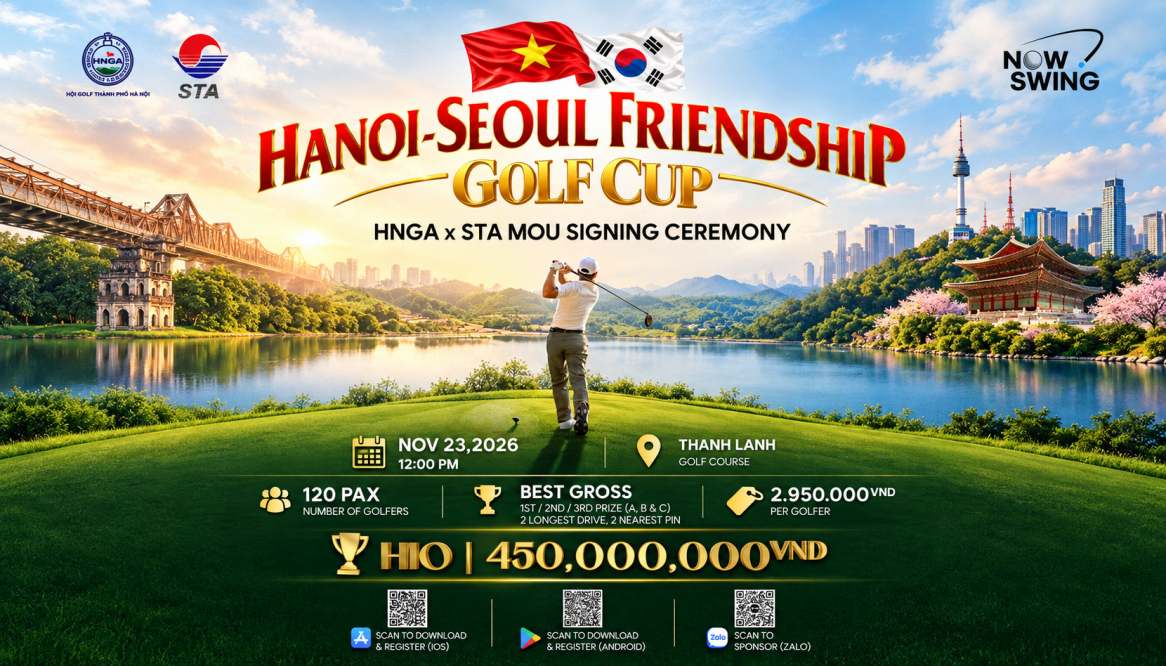 Hanoi - Seoul Friendship Golf Cup 2026: Kết nối golfer, mở cơ hội hợp tác du lịch Việt - Hàn