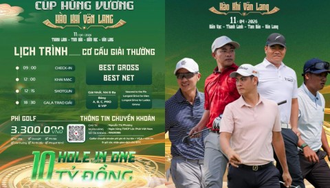 Cúp Hùng Vương 2026: Khi golf trong dòng chảy văn hoá của dân tộc