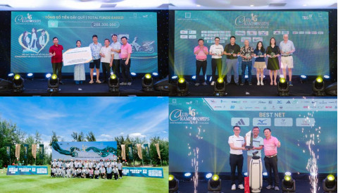 Montgomerie Link Club Championships 2026: Ủng hộ hơn 270 triệu đồng cho Green Hope