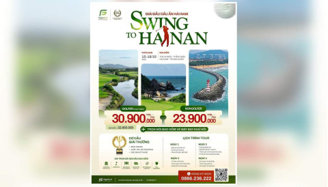 Swing to Hainan 2026: Hành trình golf quốc tế giữa biển xanh và những triền cát Hải Nam