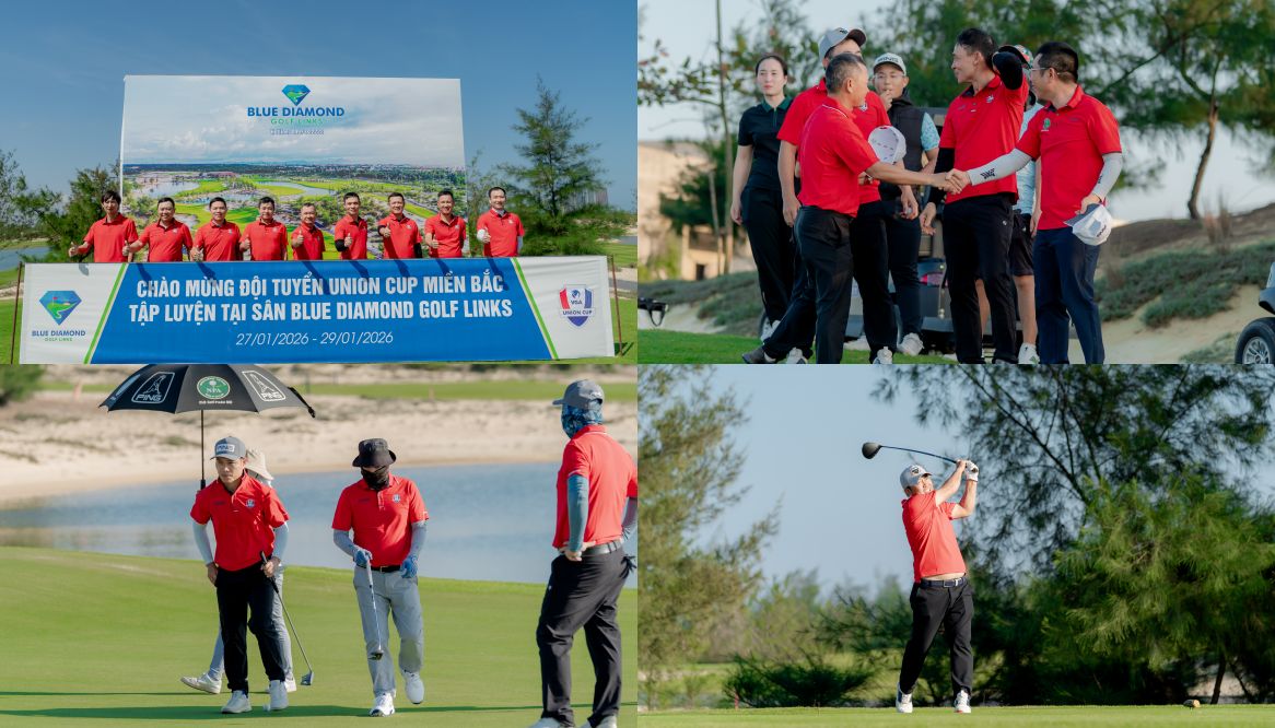 Union Cup miền Bắc thử thách 'đối thủ 19' tại Blue Diamond Golf Links