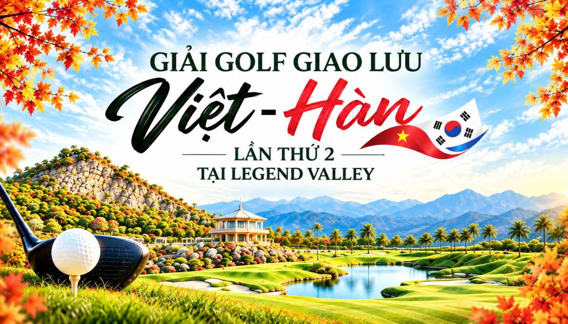 Giải golf Giao lưu Việt - Hàn 'mở bát' tại sân mới Canyon Course