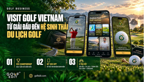 Visit Golf Vietnam mở rộng từ chuỗi giải đấu đến hệ sinh thái du lịch golf
