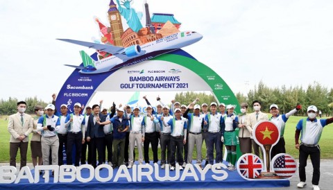 Giải đấu 5 ngày Bamboo Airways Golf Tournament 2021 chính thức khởi tranh