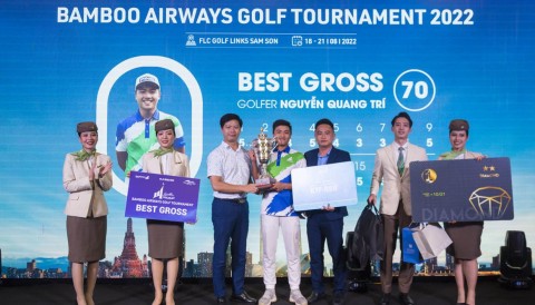 Nguyễn Quang Trí vô địch Bamboo Airways Golf Tournament 2022