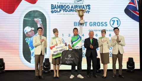 Đánh 71 gậy, golfer trẻ Nguyễn Đức Sơn vô địch Bamboo Airways Golf Tournament 2022 - Flight to London
