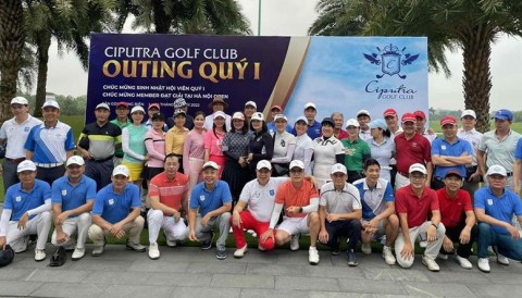 CLB golf Ciputra vinh danh 3 golfer đạt giải ở Hà Nội Open