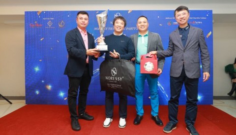 Đánh 74 gậy, golfer Đặng Xuân Hưởng vô địch giải 'Chạm Noressy'