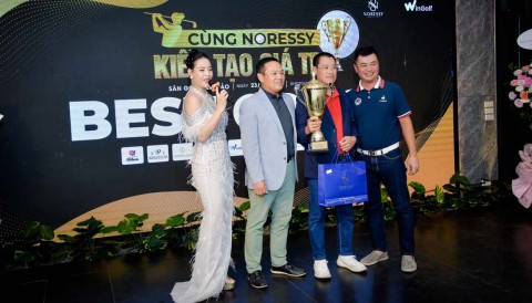 Golfer Vũ Tuấn Phương đạt best gross giải Cùng Noressy kiến tạo giá trị