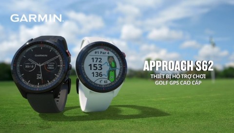 Giảm 15% giá đồng hồ Garmin S62 Golf trong tháng 11 trên GolfEdit Shop