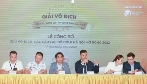 66 đội tuyển, 1440 golfer tham dự giải VĐ Các CLB Golf Hà Nội Mở rộng 2022