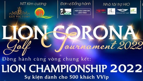 Lion Corona: Giải đấu golf đồng hành VCK Lion Championship 2022