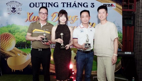 Diễn viên Kim Oanh tỏa sáng tại sự kiện giao lưu golf thường kỳ của CLB Lợn Rừng
