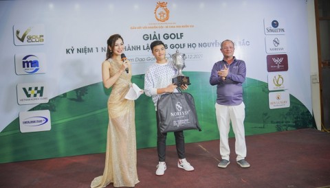 Nguyễn Quang Trí vô địch giải golf Mừng 1 năm thành lập CLB Họ Nguyễn phía Bắc
