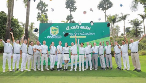 Các đội tuyển đồng loạt xuất quân Giải golf CLB Cựu Sinh Viên ĐH Miền Bắc - Swing For Education 2022
