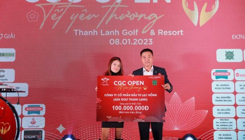 Thanh Lanh Valley ủng hộ 100 triệu đồng cho CGC Open Tết yêu thương 2022