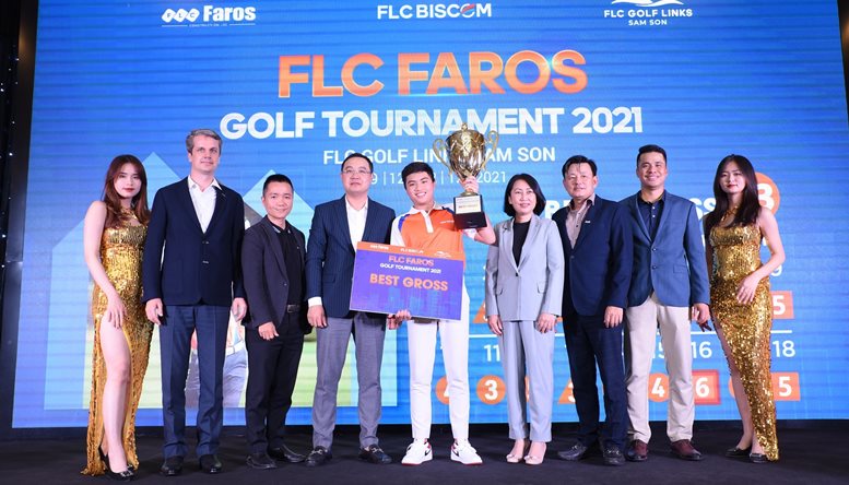  Golfer 17 tuổi giành cúp vô địch giải FLC Faros Golf Tournament 2021 