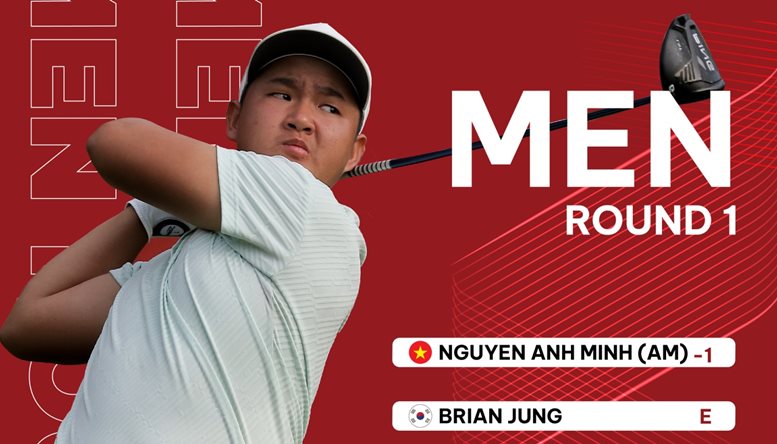Vòng 1 Vietnam Open: Nguyễn Anh Minh giữ ngôi đầu, Nguyễn Thảo My gây bất ngờ