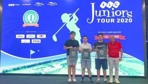 Nguyễn Anh Minh vô địch giải tháng FLC Juniors Tour với điểm tổng âm 2