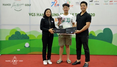 Đoàn Uy vô địch vòng 3 VGS Hanoi Junior Golf Tour 2020